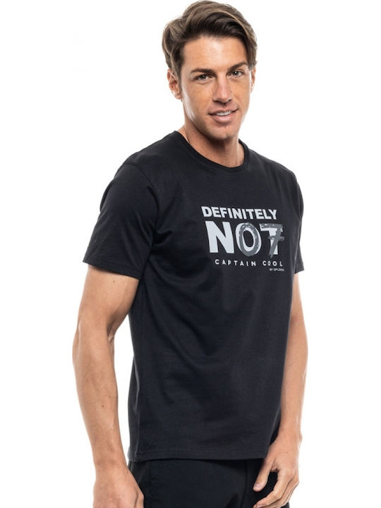 T-shirt Μαύρο