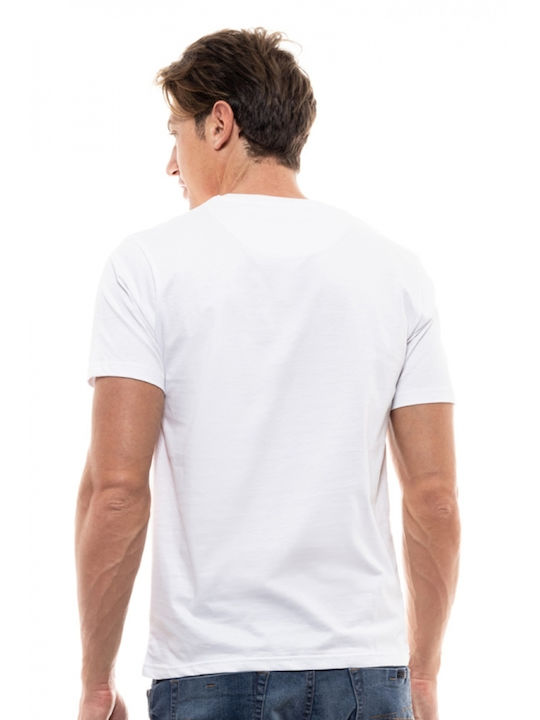 Splendid Herren T-Shirt Kurzarm Weiß