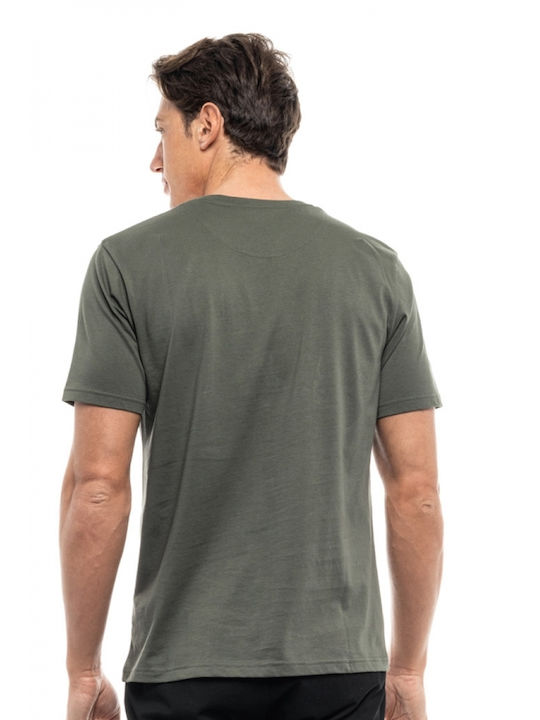 Splendid Men's Short Sleeve T-shirt Khaki