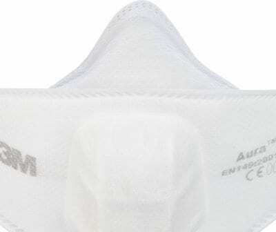 3M Aura 1883+ Disposable Protective Mask FFP3 with Valve White 10pcs