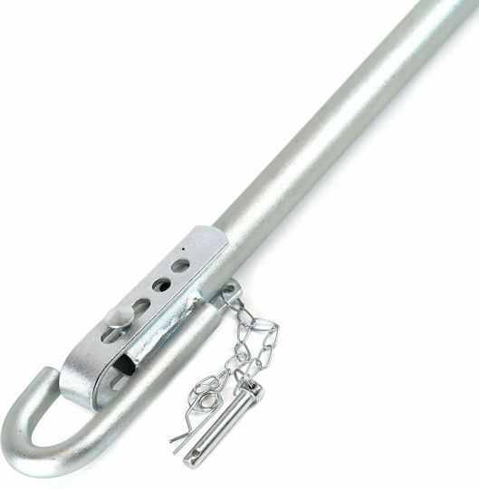 AMiO Car Towing Equipment Tow Bar With Tensile Strength Up To 3 Tons In Silver Color
