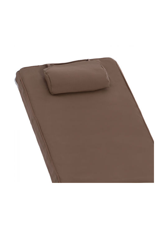 HomeMarkt Μαξιλάρι Ξαπλώστρας με Πλάτη Sifnos Μπεζ 192x59εκ.