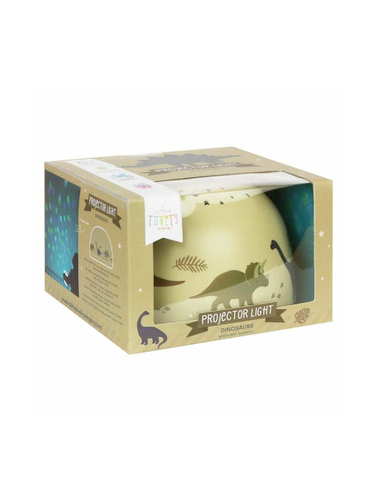 A Little Lovely Company Kinderprojektorlampe mit Sternenprojektion mit Farbwechsel Gelb