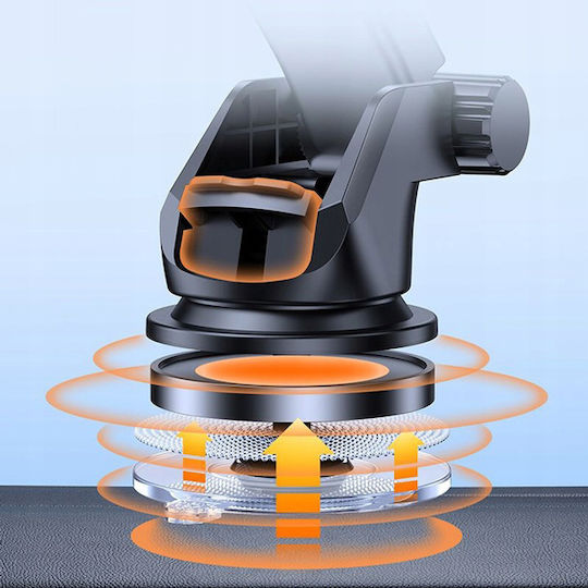 Joyroom -D Βάση Κινητού Αυτοκινήτου 4.7" - 6.7" με Ρυθμιζόμενα Άγκιστρα Μαύρη