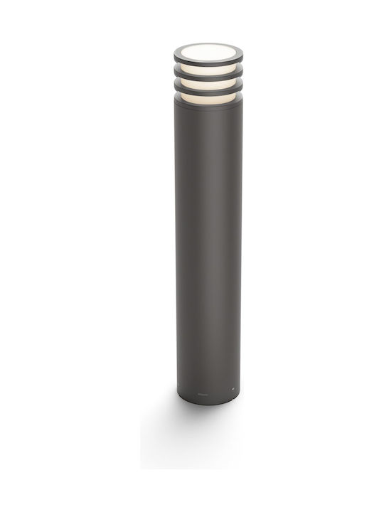 Philips Lucca Outdoor Floor Lamp Post 9.5W IP44 for E27 Black