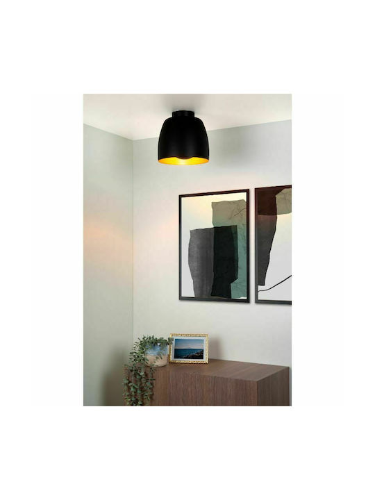 Lucide Lightning Nolan Modern Metal Ceiling Light with Socket E27 24pcs Black