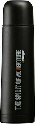 Vango Flasks Bottle Thermos Stainless Steel Black 1lt with Cap-Cup VAN-657