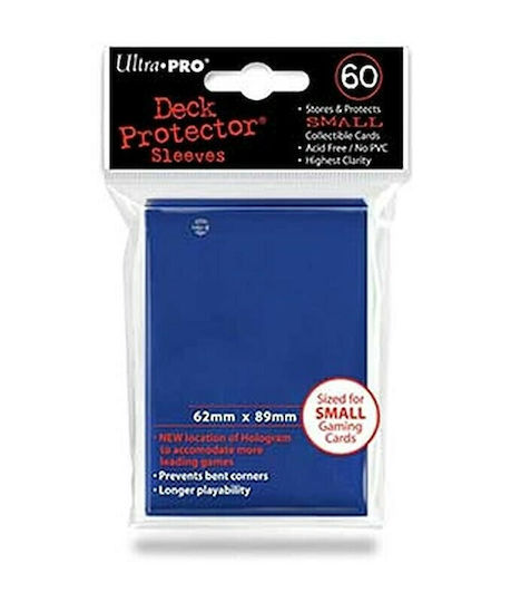 Ultra Pro Pro-Matte Kleine Kartenhüllen Japanisches Kartenformat 60Stück Blau