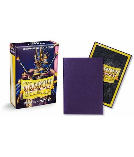 Dragon Shield Game Accessory Japanese Size Card Sleeves Purple Matte