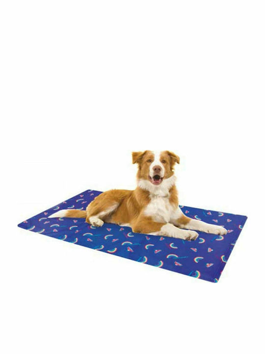 Camon Cool Pad Mattress Dog Rectangle Cooling Blue 96x81cm