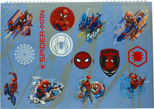 Gim Zeichenblöcke Spiderman C4 22,9x32,4cm 40 Blätter
