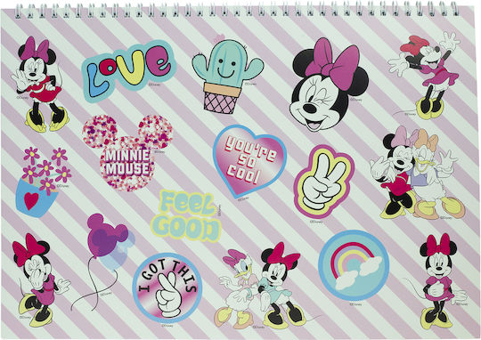 Gim Drawing Pad Minnie C4 22.9x32.4cm 40 Sheets