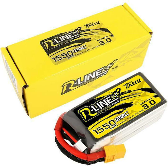 Tattu R-Line V3 Μπαταρία Li-Po 14.8V 1550mAh 120C 4S XT60 για Drone