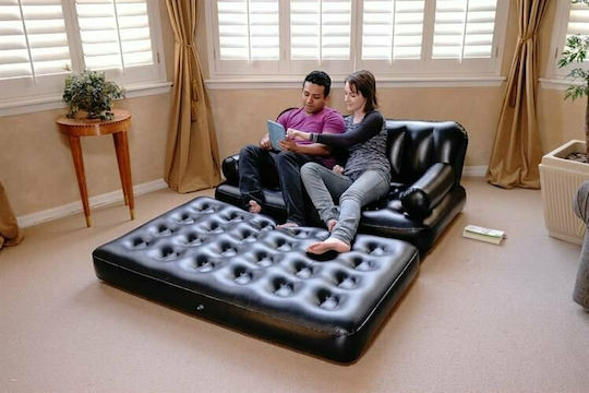 Bestway Inflatable Sofa for 2 People Black
