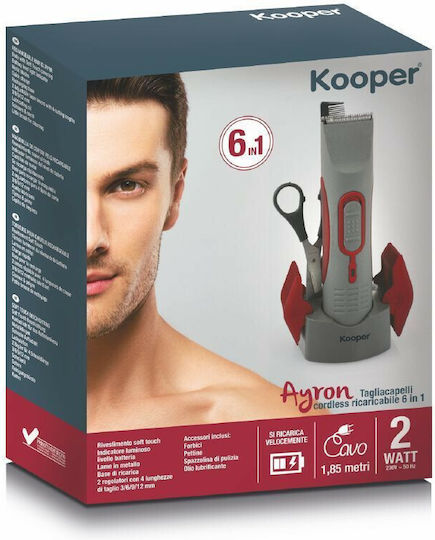 Kooper Σετ Επαναφορτιζόμενης Κουρευτικής Μηχανής Μπλε 2157545-1