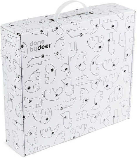 Done by Deer Σετ Φαγητού Gift Box Deer Friends από Σιλικόνη με Αντιολισθητική Βάση Γαλάζιο 5τμχ