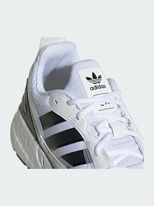 adidas ZX 2K Boost 2.0 Adidași Pentru Bărbați Alb Cenușiu / Negru