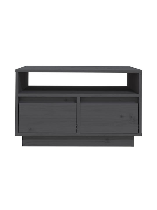 TV-Möbel Hölzernes Gray L60xB35xH37cm