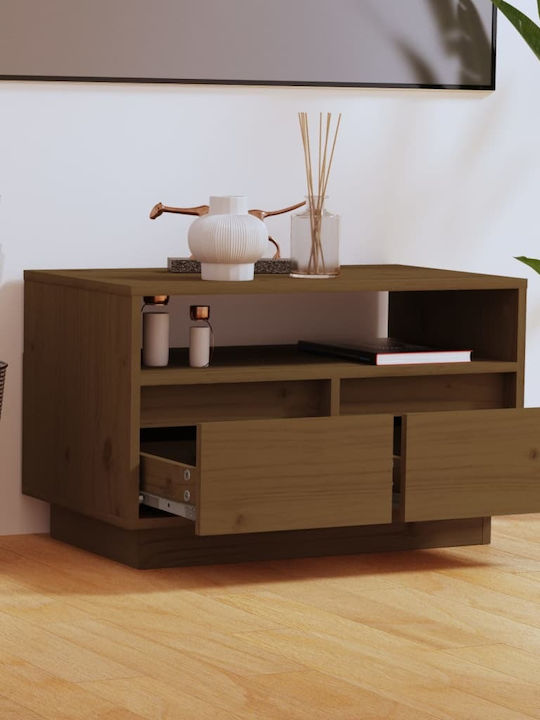TV-Ständer Braune Melaminholz M60xT35xH37cm