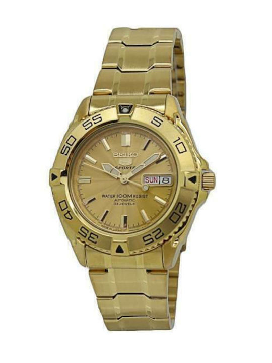 Seiko 5 Sports Ρολόι Αυτόματο με Μεταλλικό Μπρασελέ Seiko 5 Sports Ρολόι Αυτόματο με Μεταλλικό Μπρασελέ