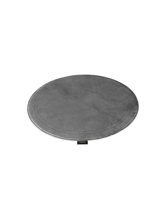 Saint Clair Kids Rug Round With Diameter 100cm Round Charcoal