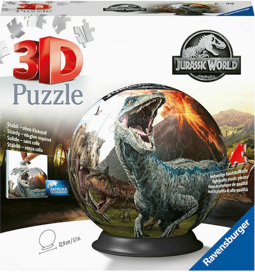 Puzzleball Jurassic World για 6+ Ετών 72pcs Ravensburger