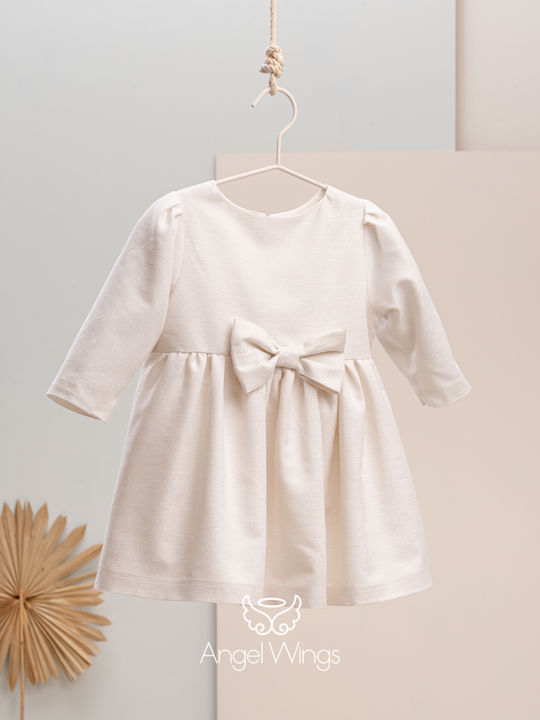 Angel Wings Manto Lurex Gold Πανωφόρι Βάπτισης