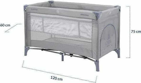 Kikka Boo So Gifted Кошара за игра 2 Нива с Матрак Мента 124x64см
