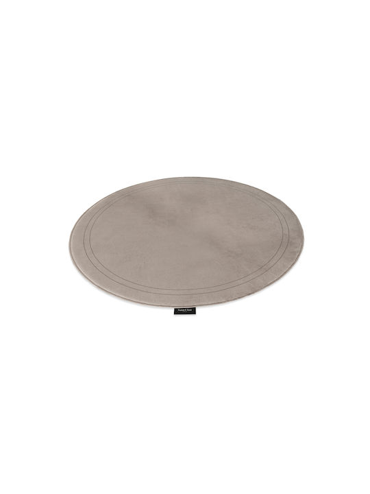 Saint Clair Round Kids Rug Sand Round with Diameter 100cm