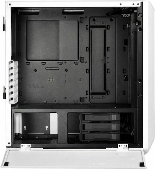 Lian Li Lancool II Mesh RGB+ type C Геймърско бюро Midi Tower Компютърна кутия със страничен прозорец Сняг