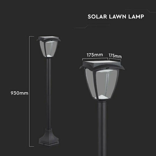 V-TAC Solarleuchte Boden Spalte 2W 110lm Warmweiß 3000K mit Fotowiderstand IP65 17,5x17,5x9,3cm