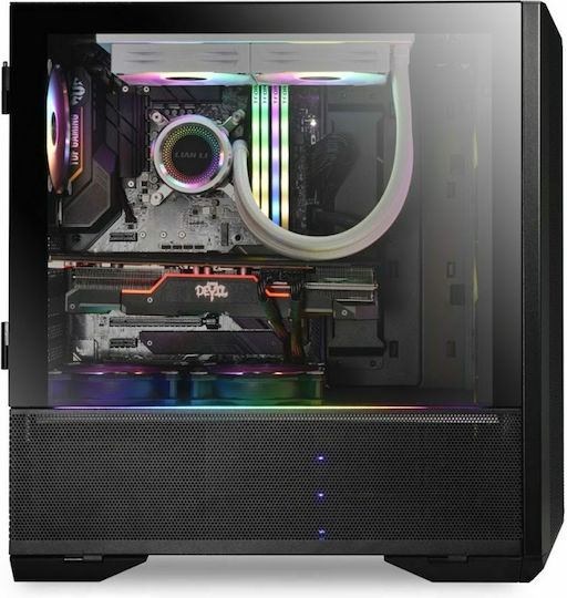 Lian Li Lancool II Mesh RGB+ type C Gaming Midi Tower Κουτί Υπολογιστή με Πλαϊνό Παράθυρο Black