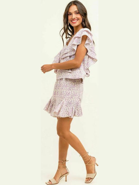 Liv Mini Φούστα Floral Πολύχρωμη