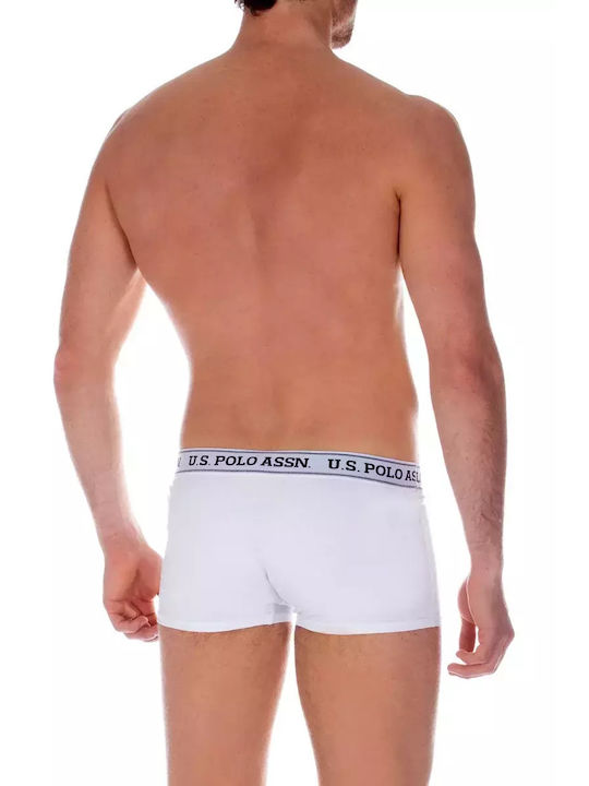 U.S. Polo Assn. Men's Boxers White 6Pack