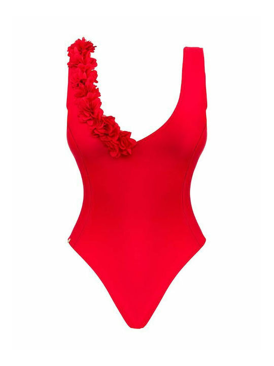 Cubalove Red One Piece Swimsuit