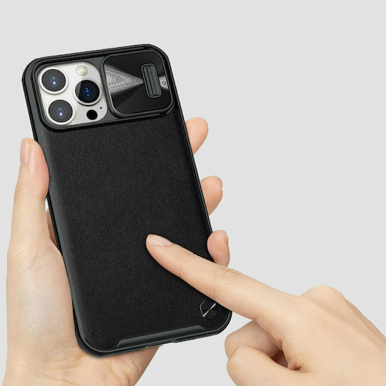 Nillkin Camshield Back Cover Leather 0.2mm Black (iPhone 13 Pro Max)
