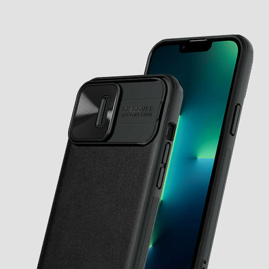 Nillkin Camshield Back Cover Leather 0.2mm Black (iPhone 13 Pro Max)