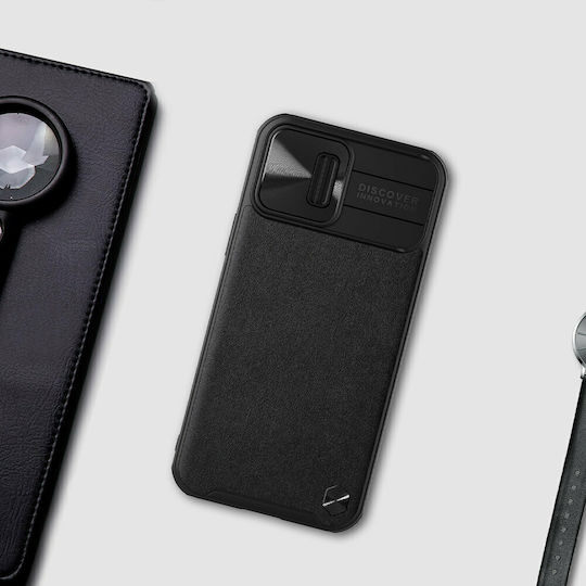 Nillkin Camshield Back Cover Leather 0.2mm Black (iPhone 13 Pro Max)
