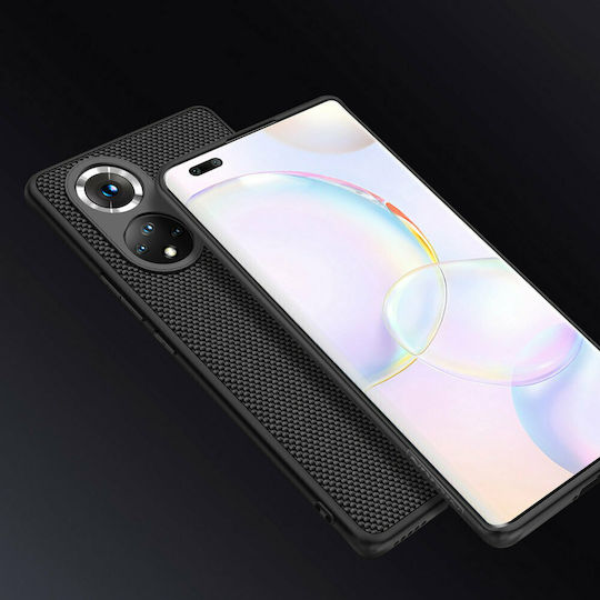 Nillkin Textured Umschlag Rückseite Kunststoff Schwarz (Honor 50 Pro (Honor))
