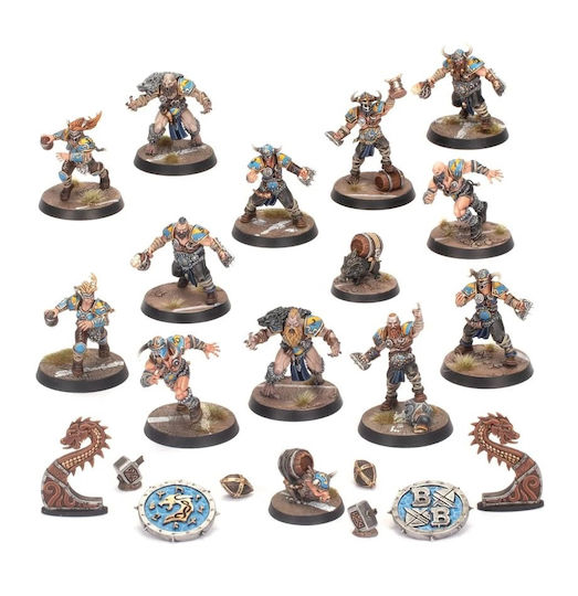 Games Workshop Blood Bowl Echipa Norse Norsca Rampagers Figură