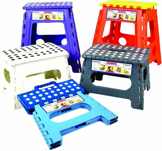 Taburet Din Plastic Pentru Exterior Maro 30x25x22cm E-1326