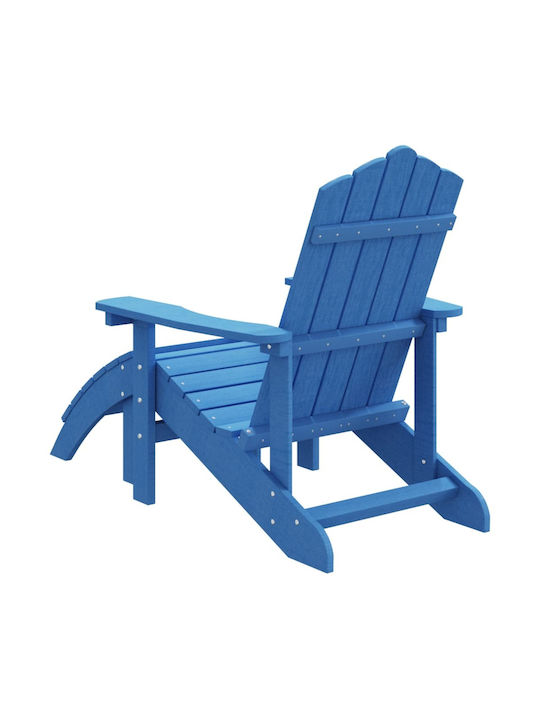 Șezlong Plastic Adirondack Albastră 83x73x92cm.