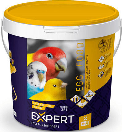 Witte Mollen Expert Yellow Eggfood Eggfood for Budgerigars with Vitamin K1 10kg