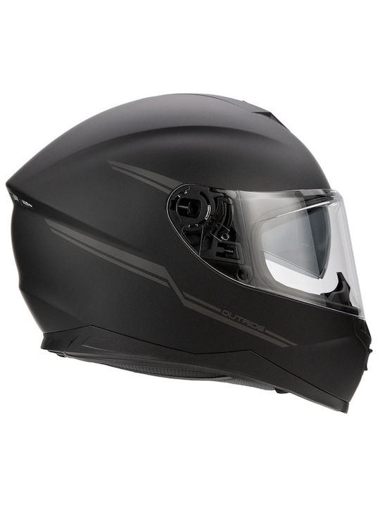 Sena Outride BT Matte Black Κράνος Μηχανής Full Face ECE 22.06 1600gr με Sunvisor