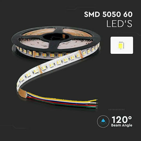 V-TAC LED Лента 24V RGBW - RGBW Светлина 5м Тип SMD5050