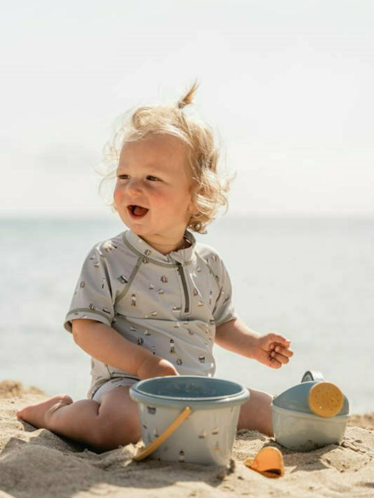 Little Dutch Costum de baie pentru copii Bluză anti-UV Albastru deschis