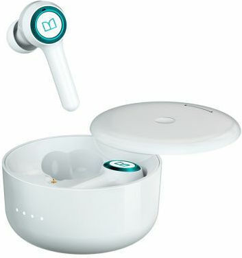 Monster Cleartalk 102 Airlinks In-Ear Bluetooth-Freisprecheinrichtung Kopfhörer mit Schweißresistenz und Ladeetui Weiß