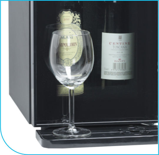Tefcold Frigider de vin comercial cu temperatură de funcționare +7°C / +18°C L83.5 x l45 x H67.5cm