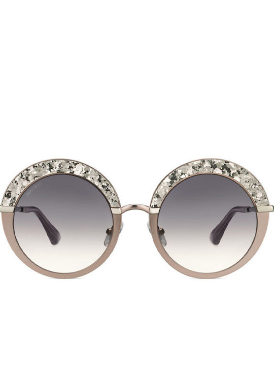 Jimmy Choo Γυαλιά Ηλίου Γκρι με Mixed Σκελετό Jimmy Choo Γυαλιά Ηλίου Γκρι με Mixed Σκελετό