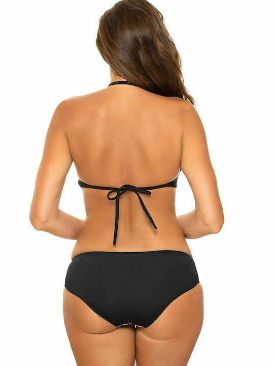 Marko Bikini-Set Gestreift Schwarz